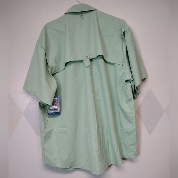 Reel Legends Saltwater II lichen green UPF 50 sun protection shirt - Picture 2 of 10